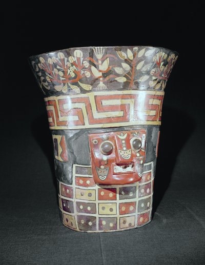 Vessel Depicting Corn Yams and Animals, from Tiahuanaco, c.650 AD by Pre Columbian